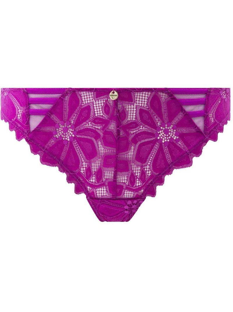 Tanga MELISSA - Morgan Lingerie Violet - Kiabi