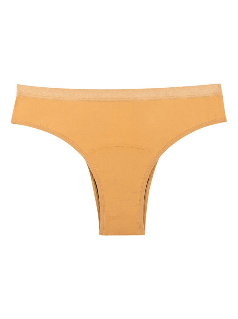 Tanga menstruel femme Athena Beige - Kiabi