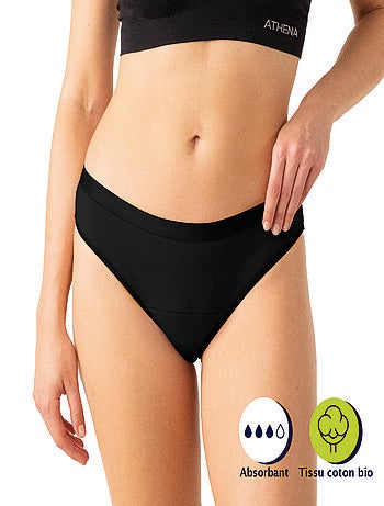 Tanga menstruelle femme Athena