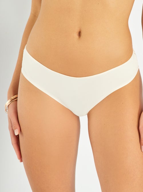 Tanga micro et dentelle - Kiabi