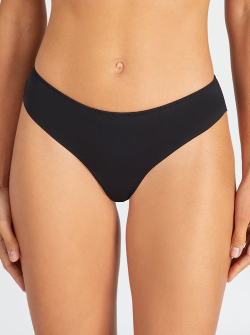 Tanga micro et dentelle - Kiabi