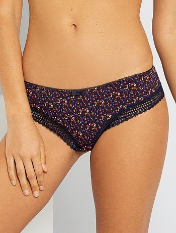 Tanga micro imprimée