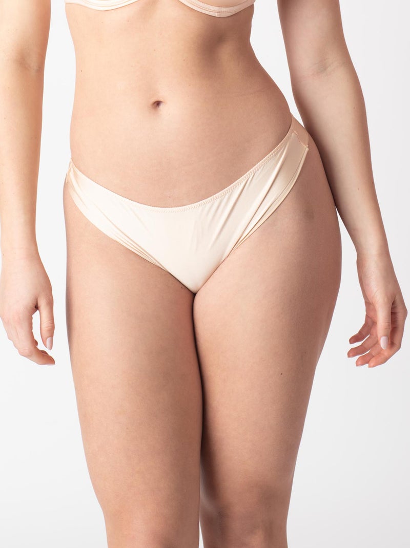 Tanga micro nude irise Olive - RougeGorge Lingerie Beige - Kiabi