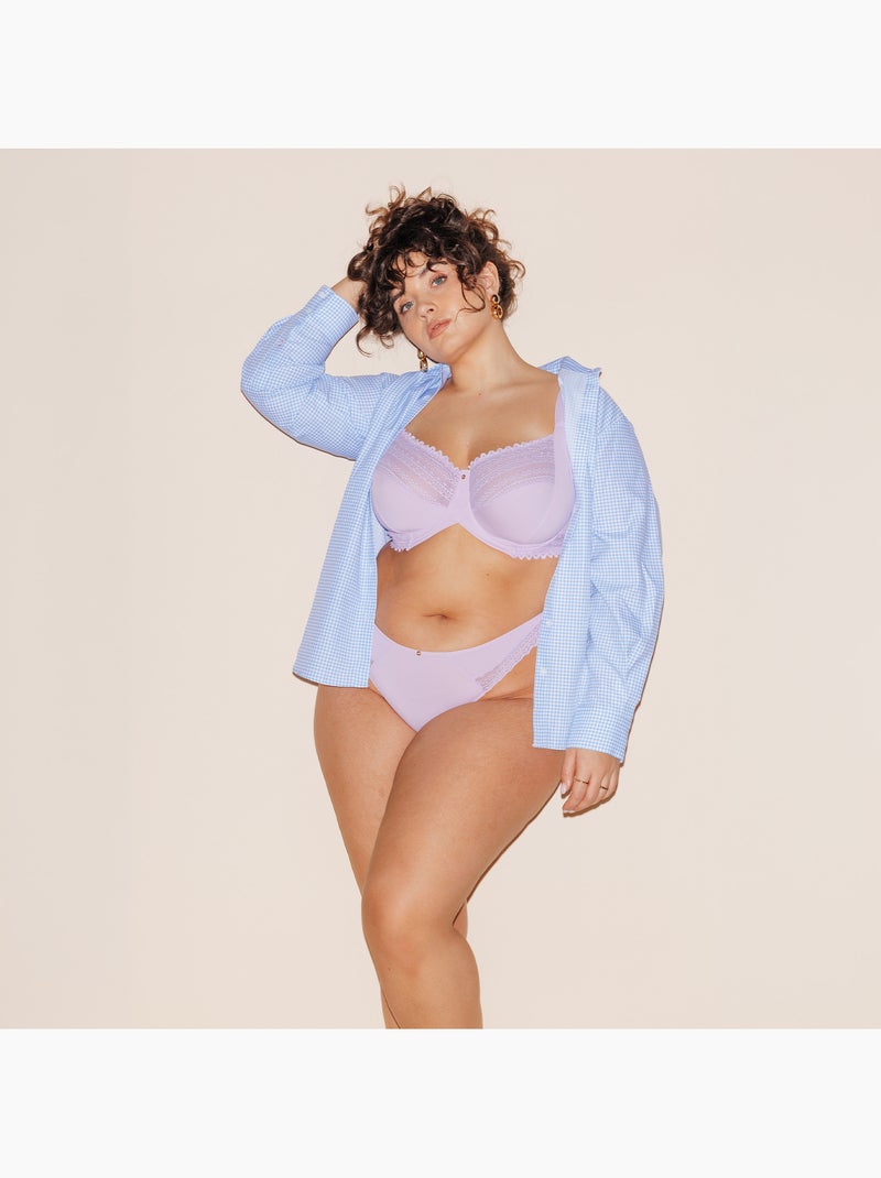 Tanga microfibre Douce - RougeGorge Lingerie Mauve lilas - Kiabi