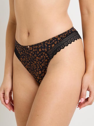 Tanga microfibre Douce - RougeGorge Lingerie