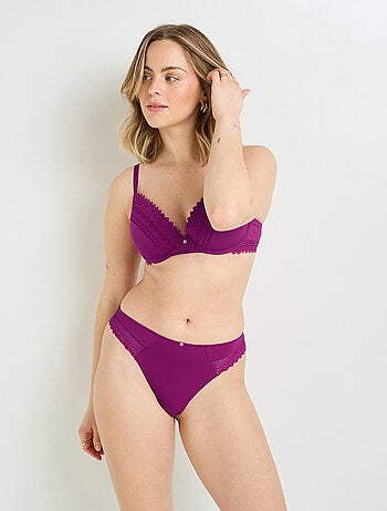 Tanga microfibre Douce - RougeGorge Lingerie
