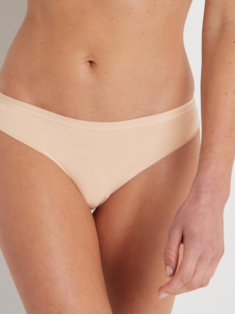 Tanga microfibre Perfect - RougeGorge Lingerie Beige sable - Kiabi