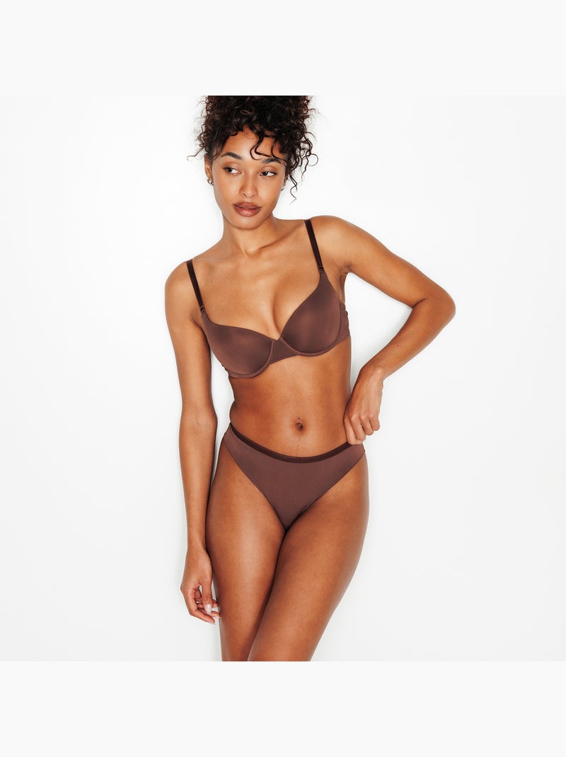 Tanga microfibre Perfect - RougeGorge Lingerie Marron - Kiabi