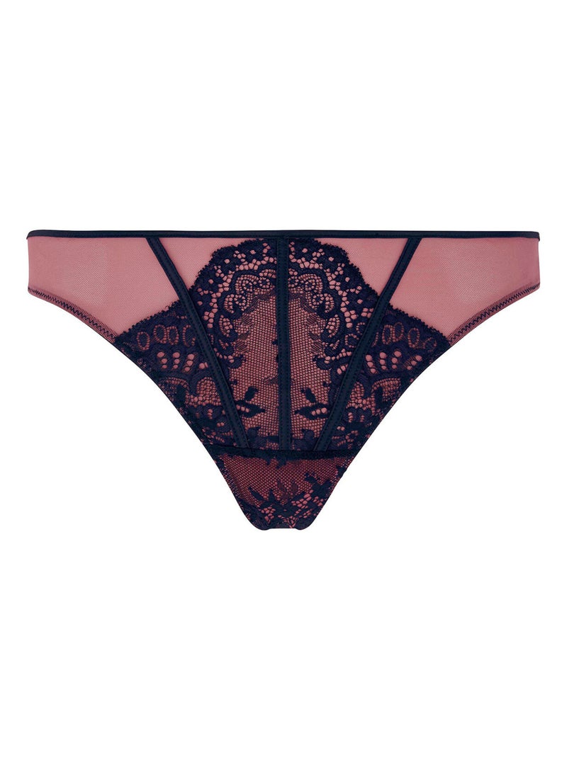 Tanga NECTAR - Brigitte Bardot Lingerie Bleu - Kiabi