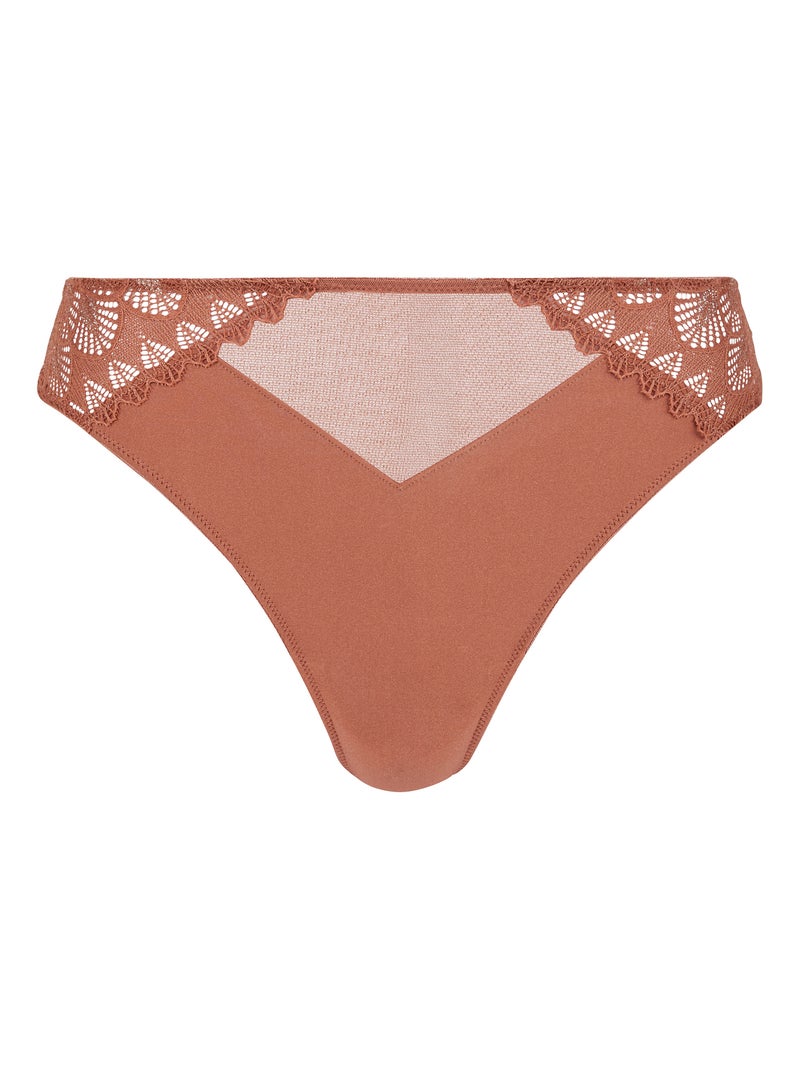 Tanga olympe sans complexe lingerie Cuivre - Kiabi