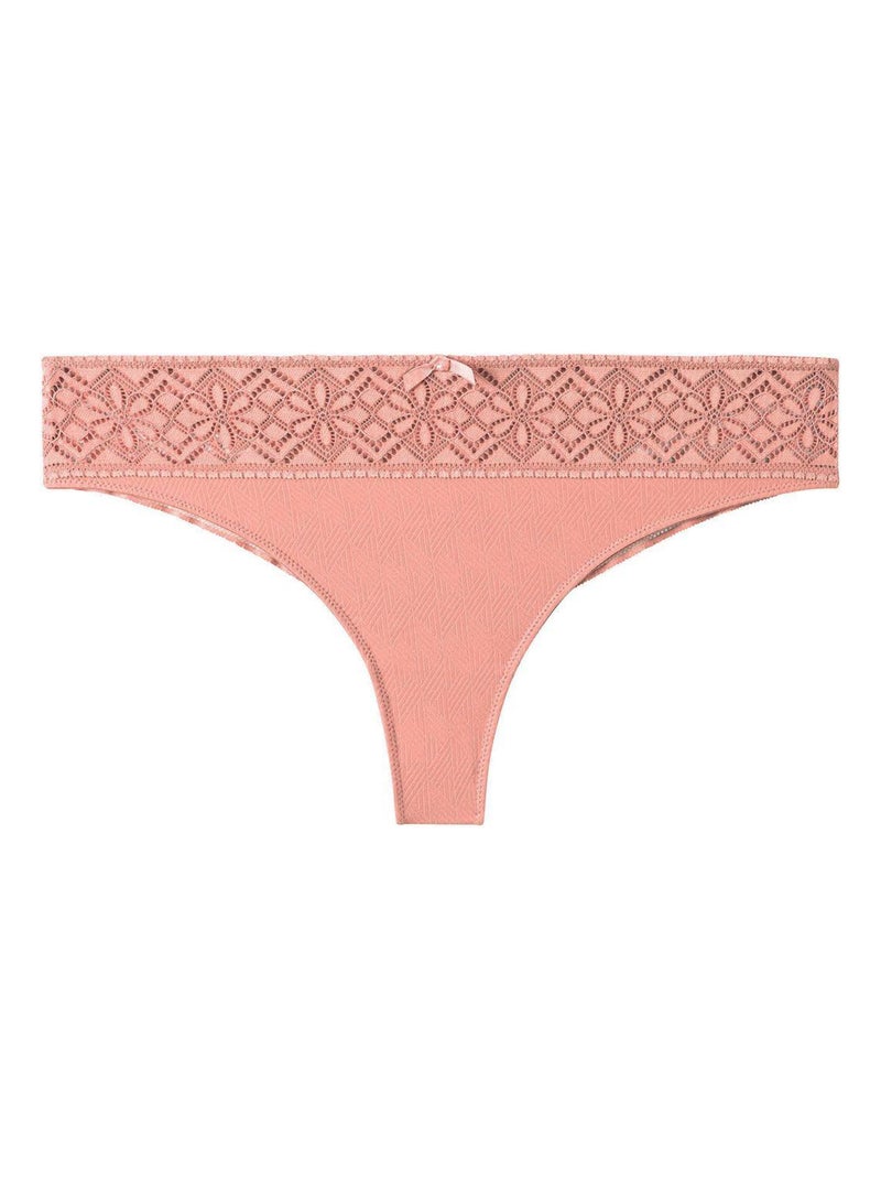 Tanga PALANQUIN - Pomm'Poire Marron - Kiabi