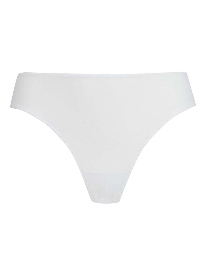 Tanga RÉSILLE FLORALE Blanc - Kiabi