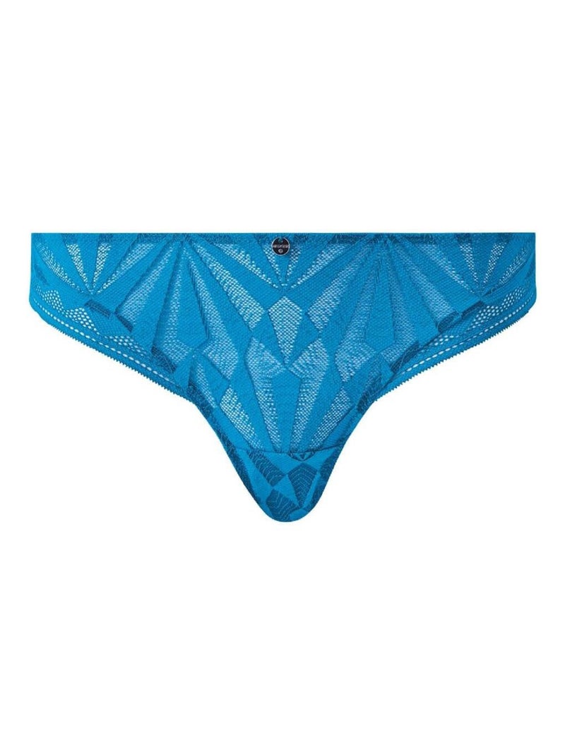 Tanga SALOME - Morgan Lingerie Bleu - Kiabi