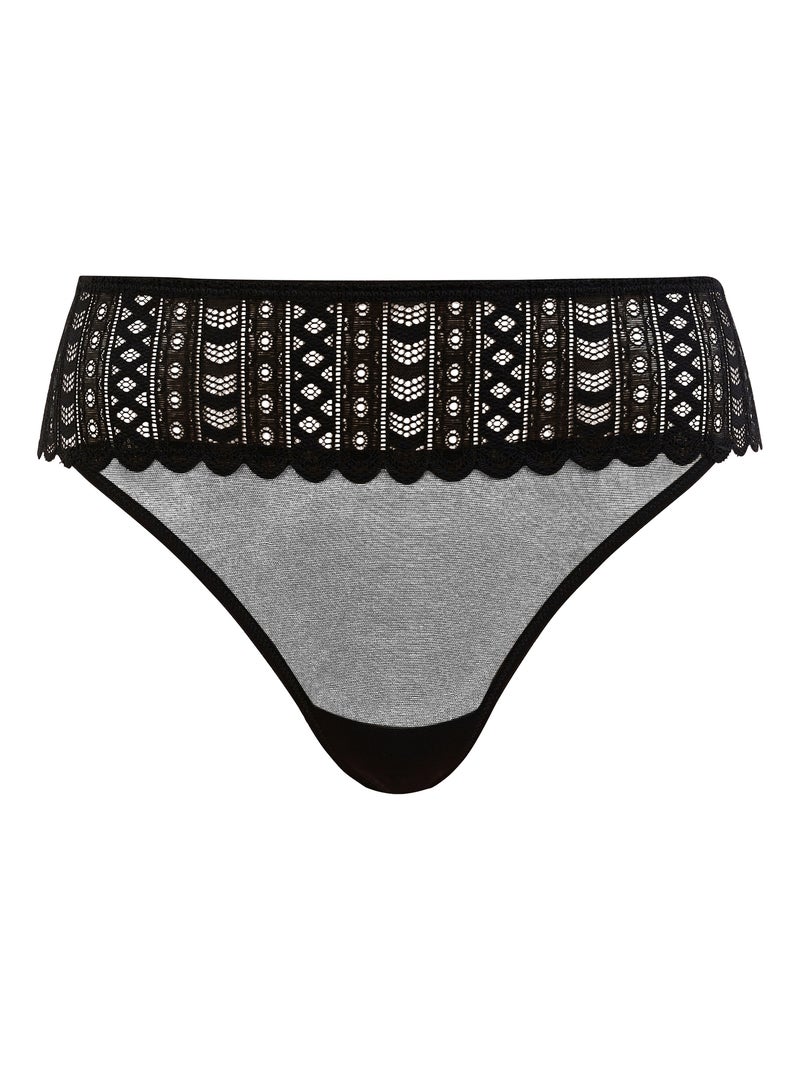 Tanga Secrète Billet Doux Noir - Kiabi