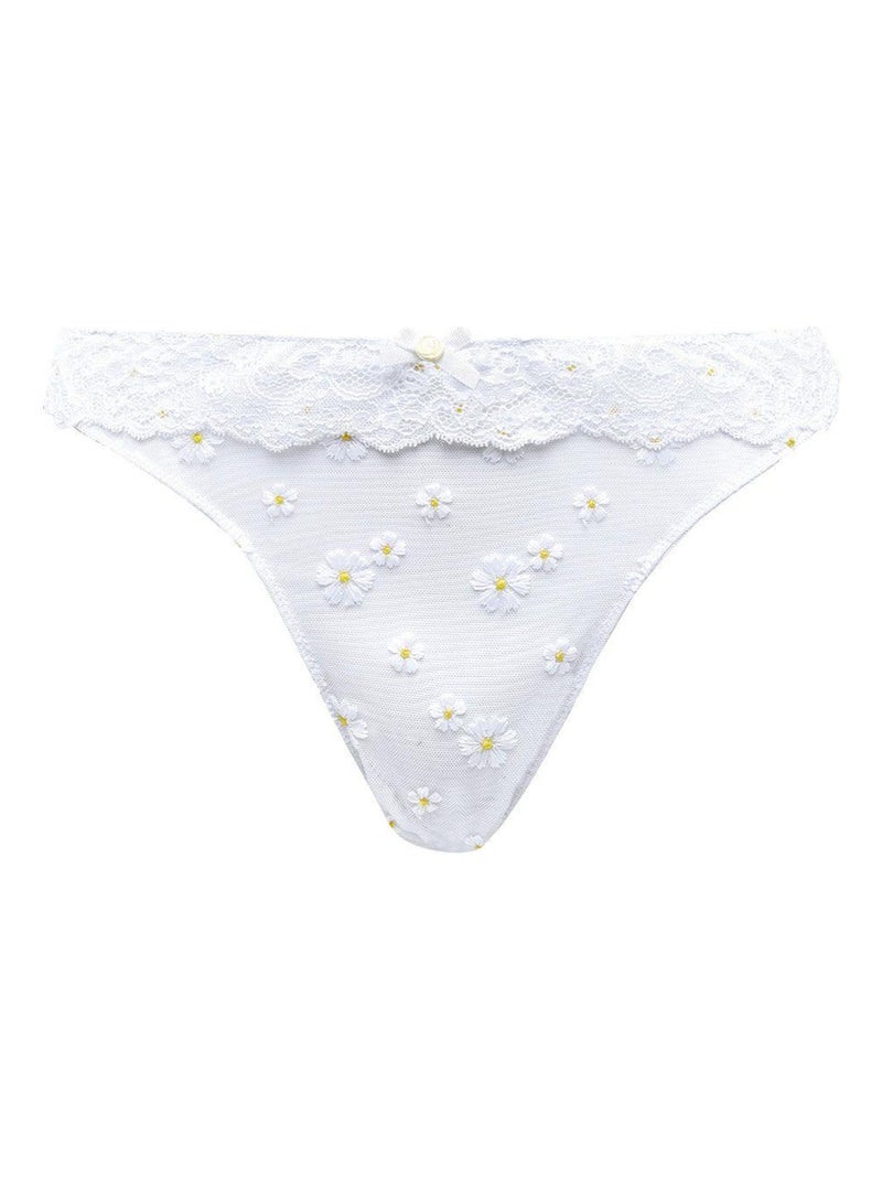 Tanga SOURIRE - Brigitte Bardot Lingerie Blanc - Kiabi