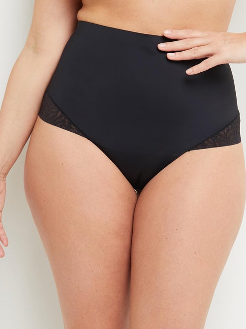 Tanga taille haute gainant sculptant Believe - RougeGorge Lingerie - Kiabi