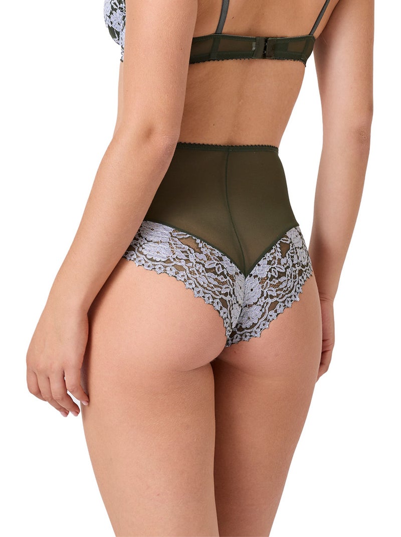 Tanga taille haute MYSTIQUE - Brigitte Bardot Lingerie Vert - Kiabi