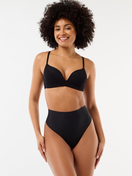 Tanga taille haute shapewear - Kiabi