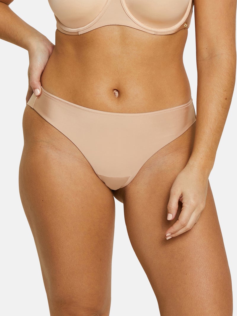Tanga Unseen Sans Complexe Beige - Kiabi