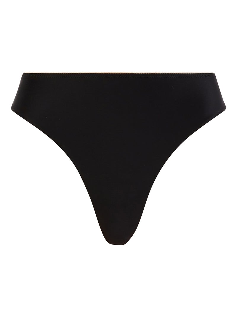 Tanga unseen sans complexe lingerie Noir - Kiabi