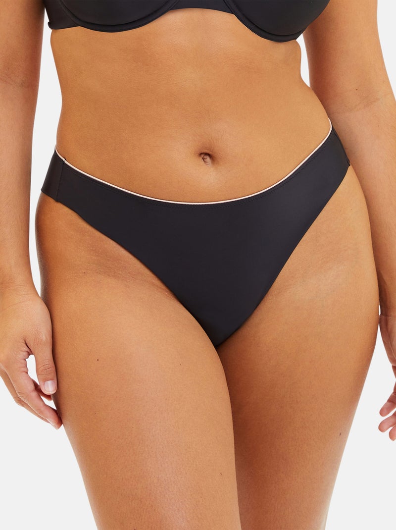 Tanga Unseen Sans Complexe Noir - Kiabi