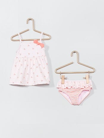 Tankini imprimé 'cerises'