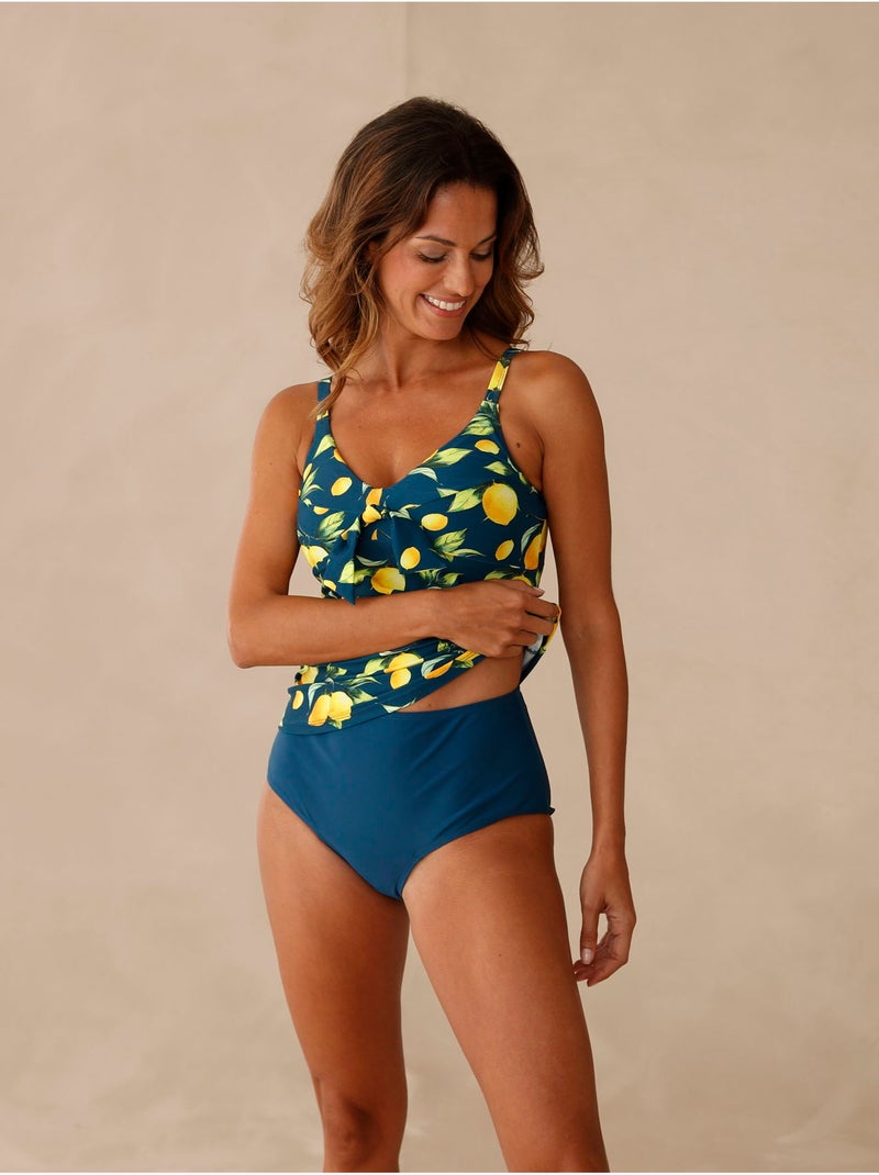 Tankini maillot de bain femme - DAXON Bleu Multicolore - Kiabi