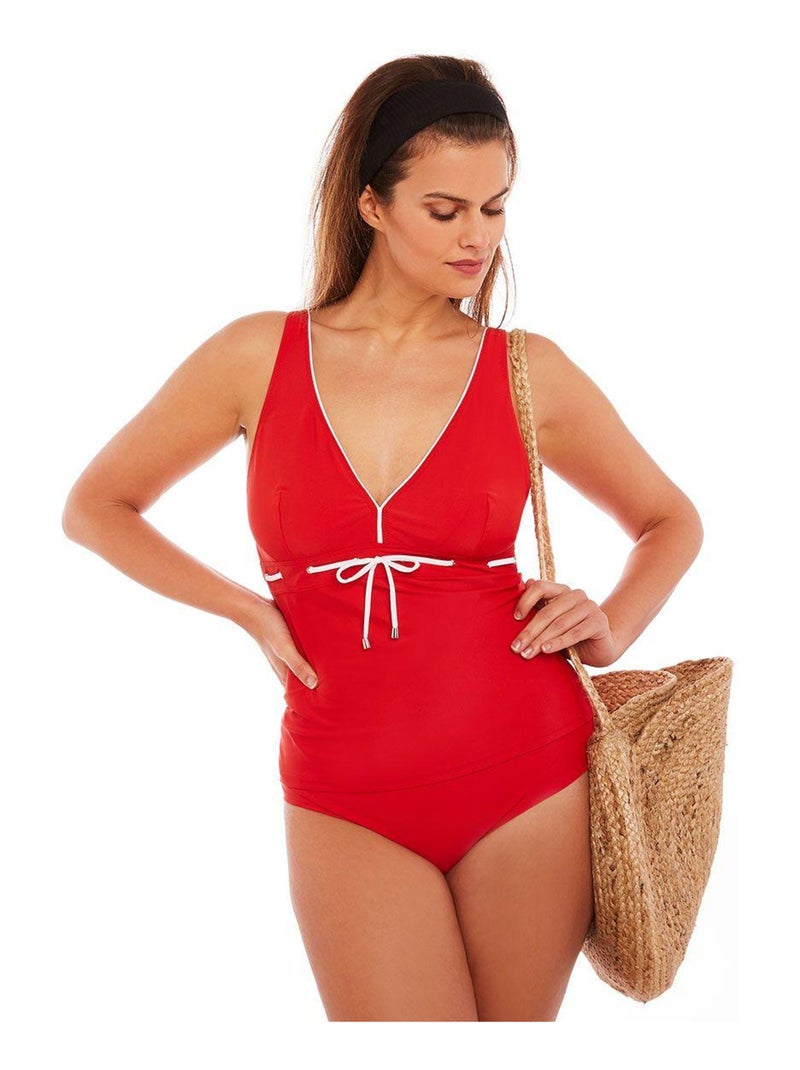 Tankini SUD - Brigitte Bardot Bain Rouge - Kiabi
