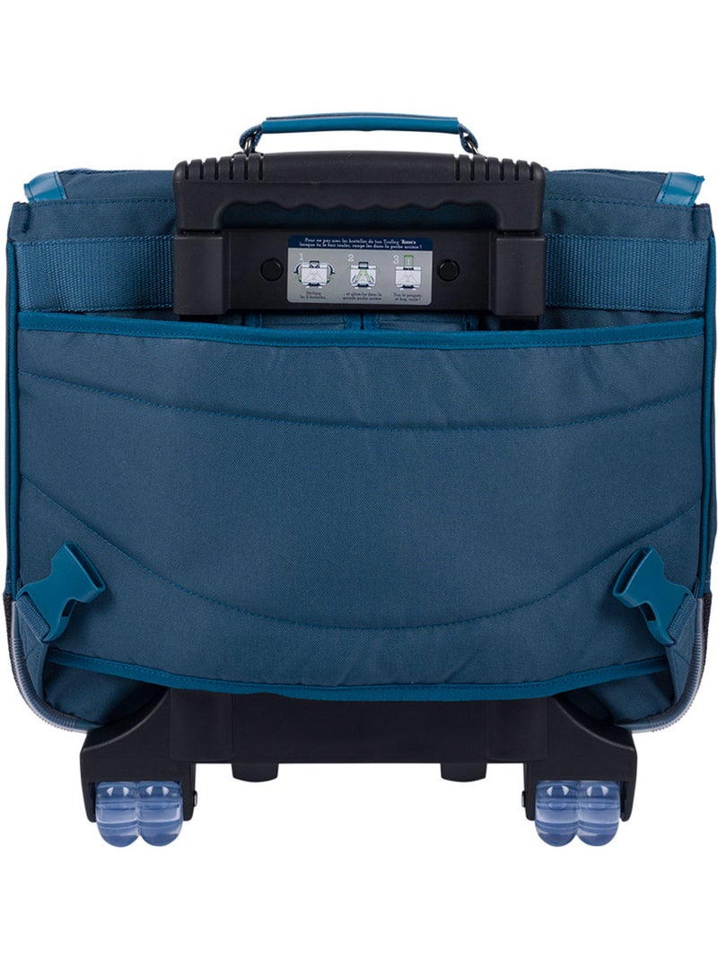 Tann's - cartable à roulettes primaire Bleu - Kiabi