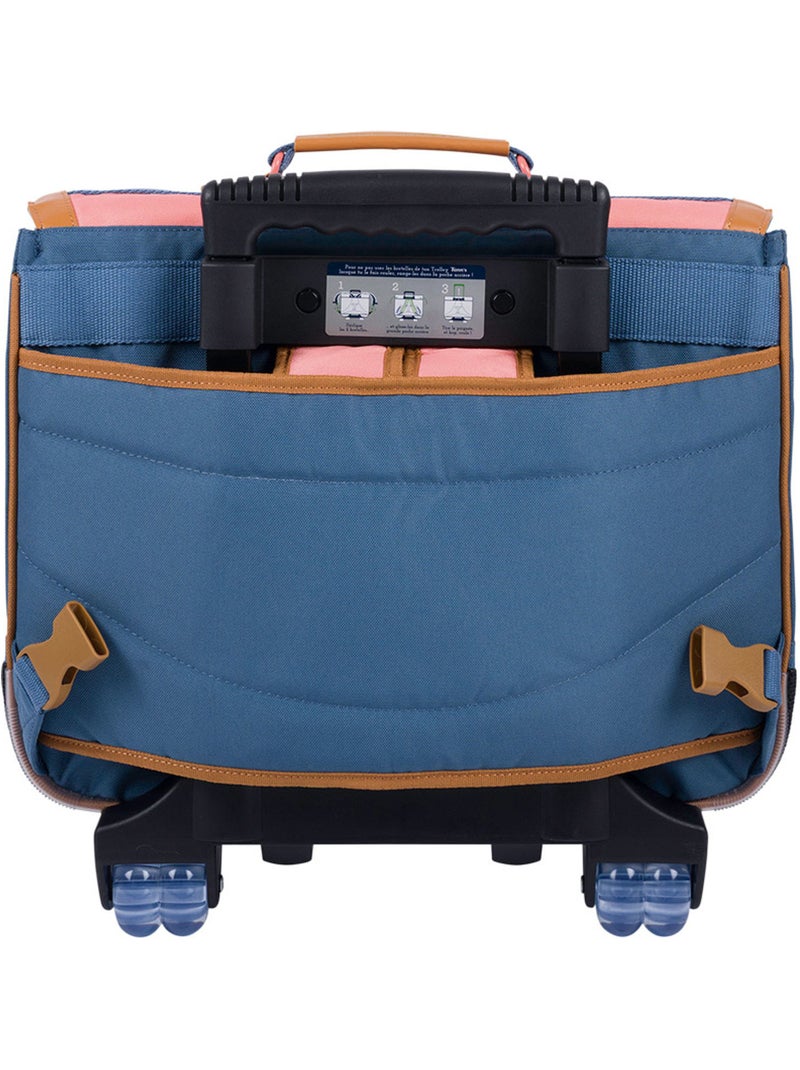 Tann's - cartable à roulettes primaire Rose - Kiabi