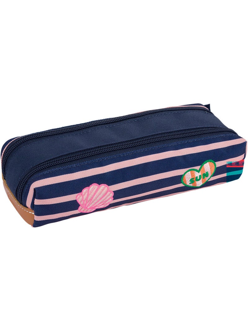 Tann's - trousse double compartiment Bleu - Kiabi