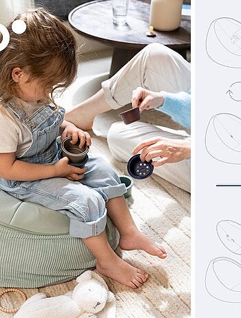 Tansat évolutif pour bébé seat'n grow 'doomoo' - beige