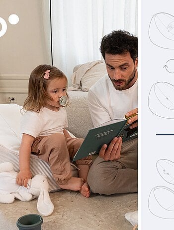 Tansat évolutif pour bébé Seat'N Grow 'doomoo'