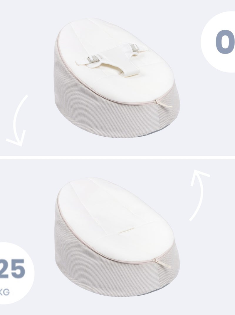 Tansat évolutif pour bébé seat'n grow 'doomoo' Beige - Kiabi