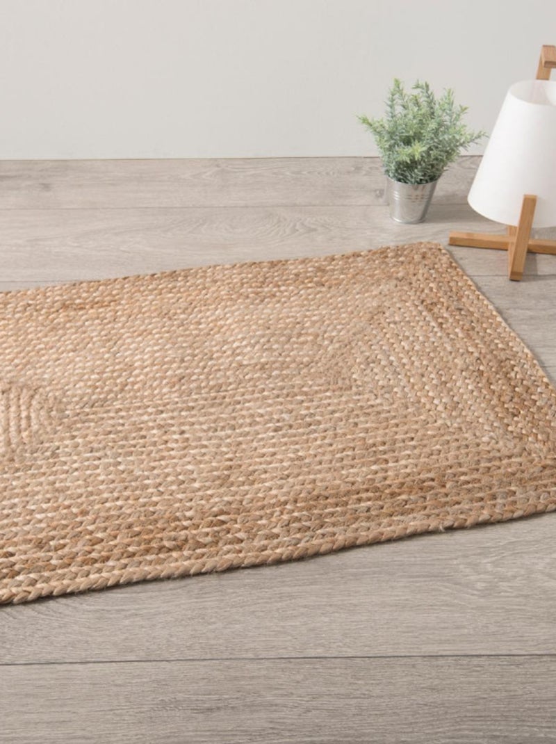 Tapis - Atmosphera - Jute Bleu marine - Kiabi