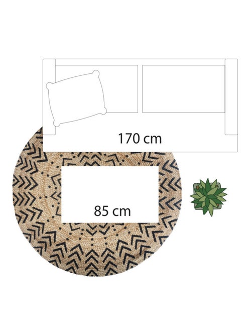 Tapis - Atmosphera - Jute - Kiabi