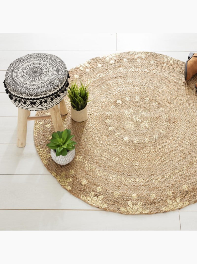 Tapis - Atmosphera - Jute Lavande - Kiabi