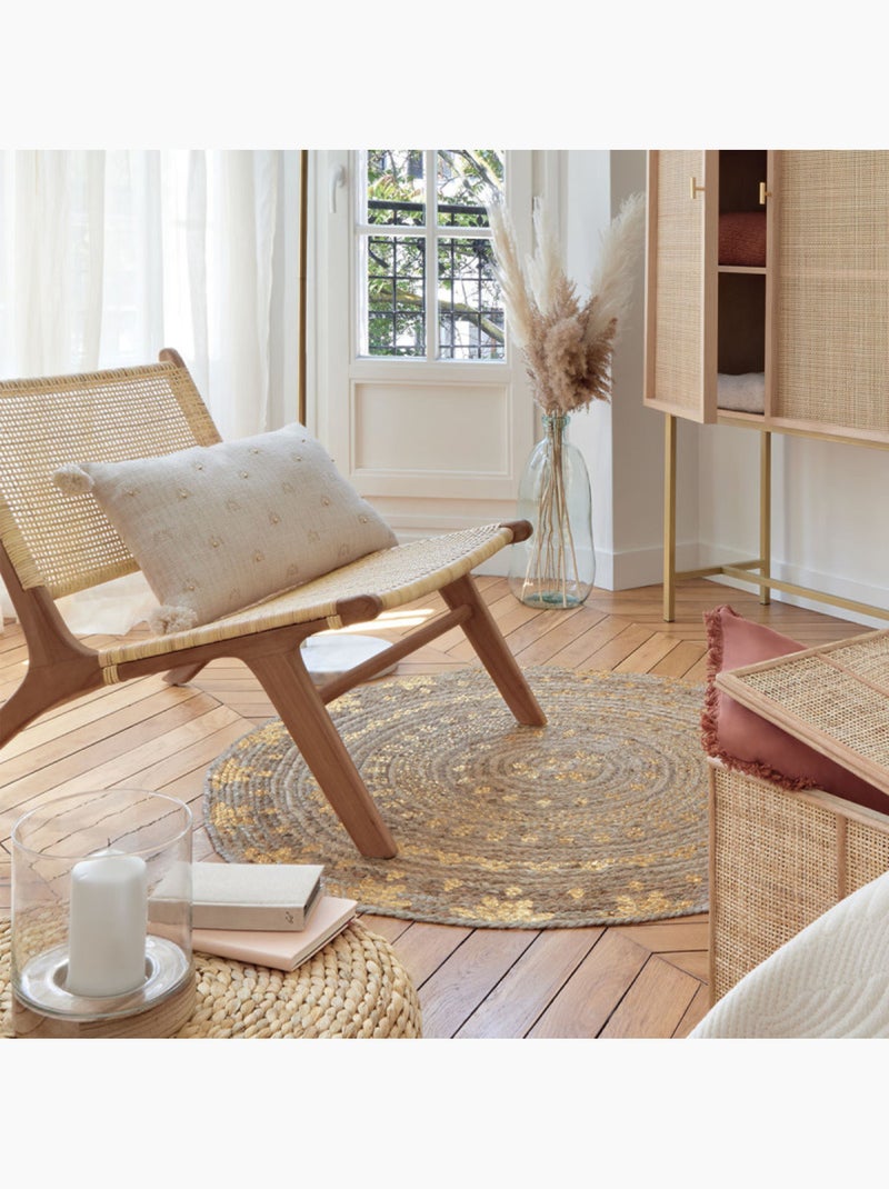 Tapis - Atmosphera - Jute Lavande - Kiabi