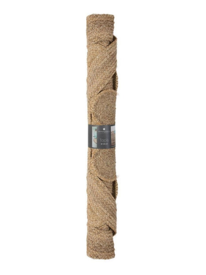 Tapis - Atmosphera - Jute Marron havane - Kiabi