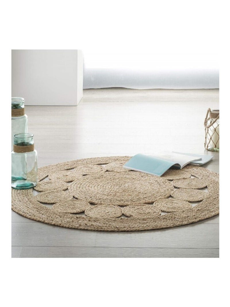 Tapis - Atmosphera - Jute Marron havane - Kiabi