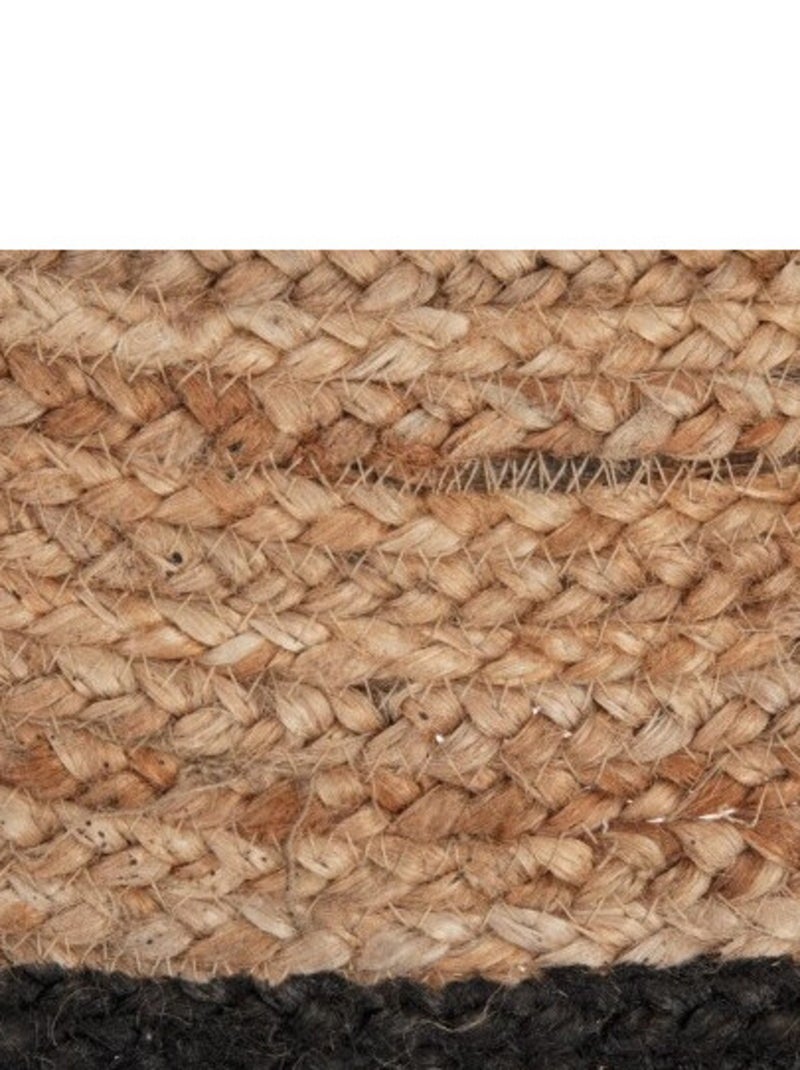 Tapis - Atmosphera - Jute Noir - Kiabi