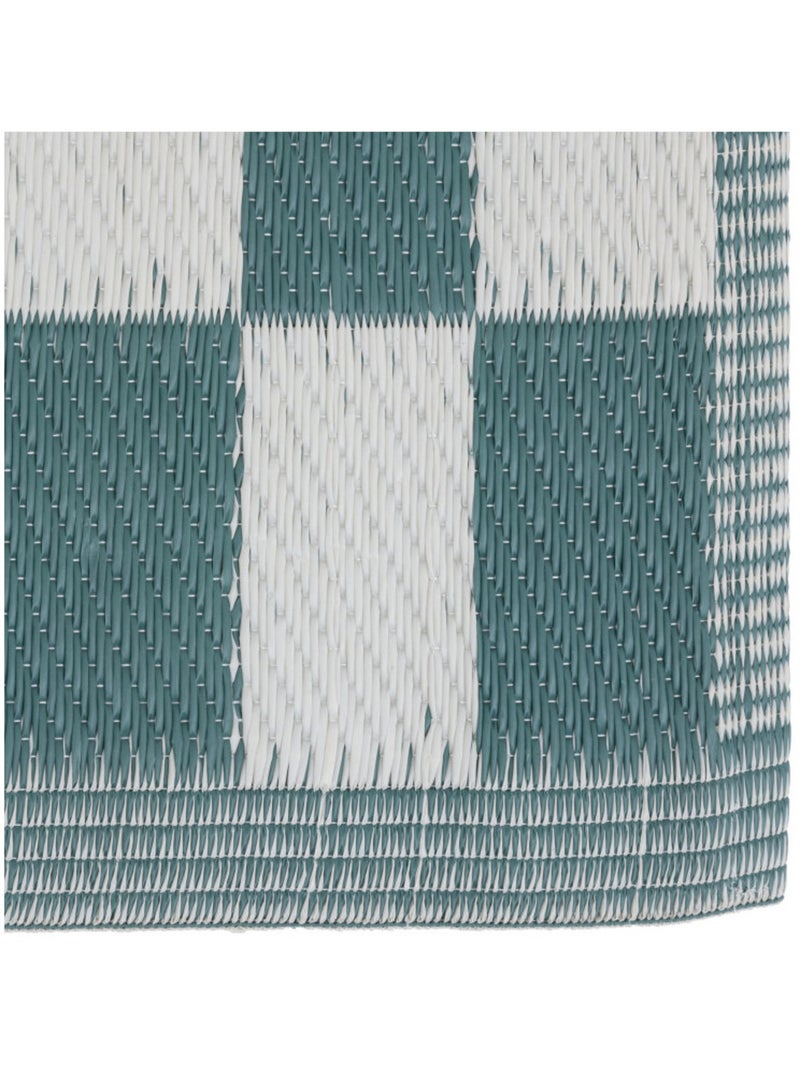 Tapis - Atmosphera - Polypropylène Bleu canard - Kiabi