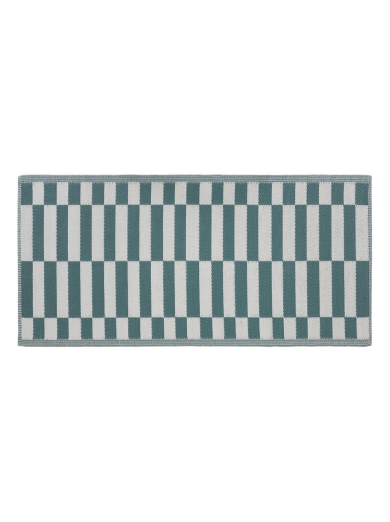 Tapis - Atmosphera Bleu canard - Kiabi