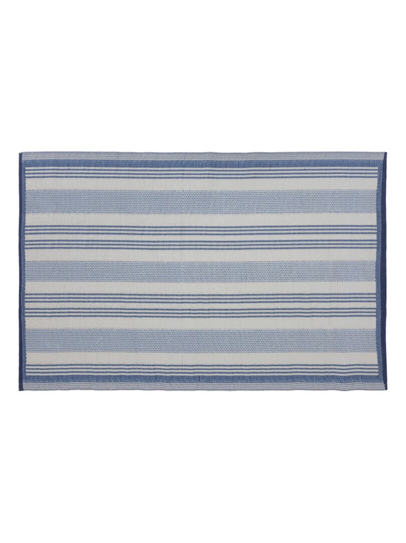 Tapis - Atmosphera Bleu canard - Kiabi