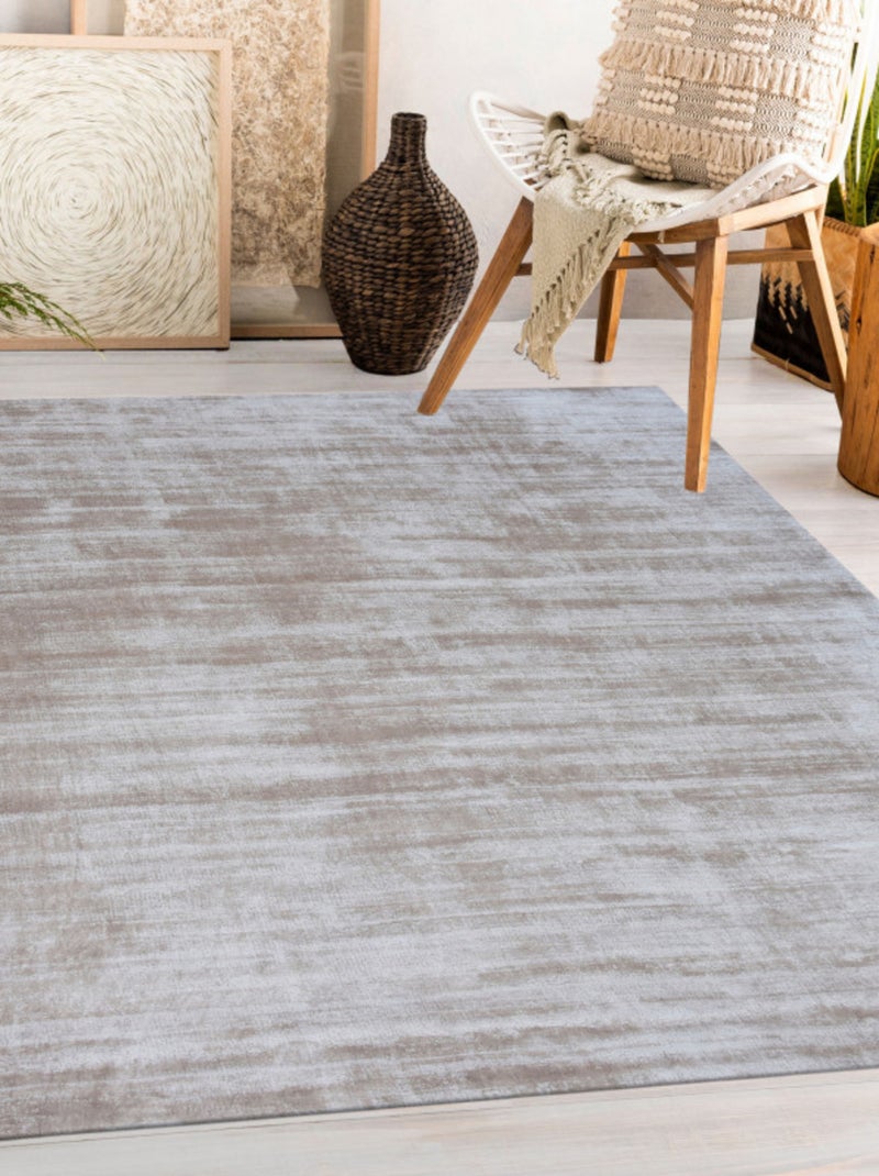 Tapis - Univers Décor - Viscose Ivoire - Kiabi