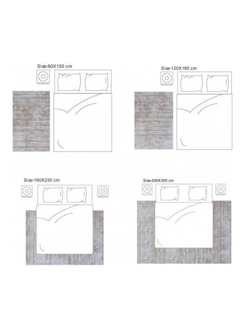 Tapis - Univers Décor - Viscose - Kiabi