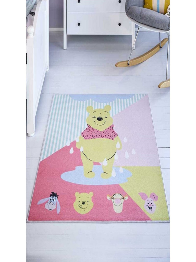 Tapis - Winnie l'Ourson Disney et ses amis - 95 x 125 cm Multicolore - Kiabi