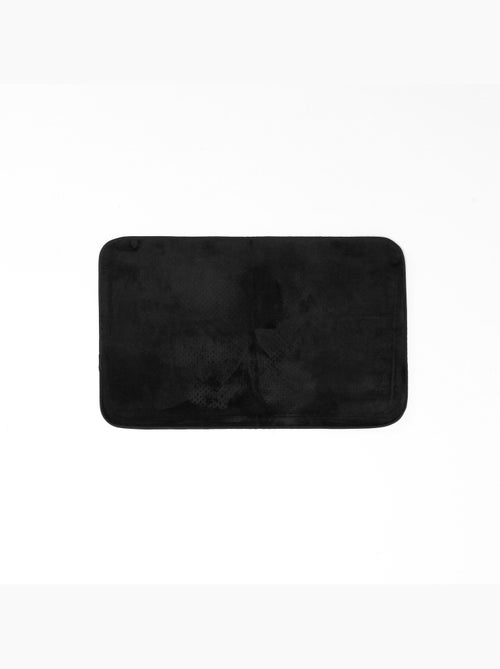 Tapis 50x80cm flanoux noir - Kiabi Tapis 50x80cm flanoux noir - Kiabi