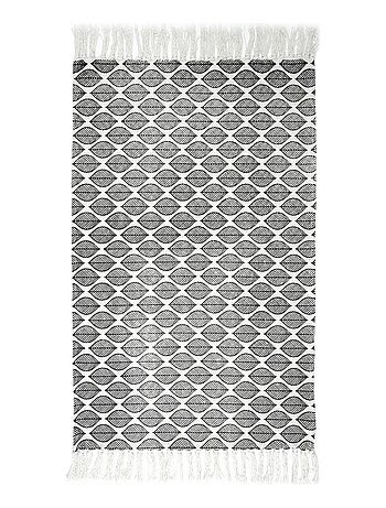 Tapis à frange modèle Zeste