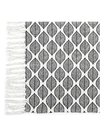 Tapis à frange modèle Zeste